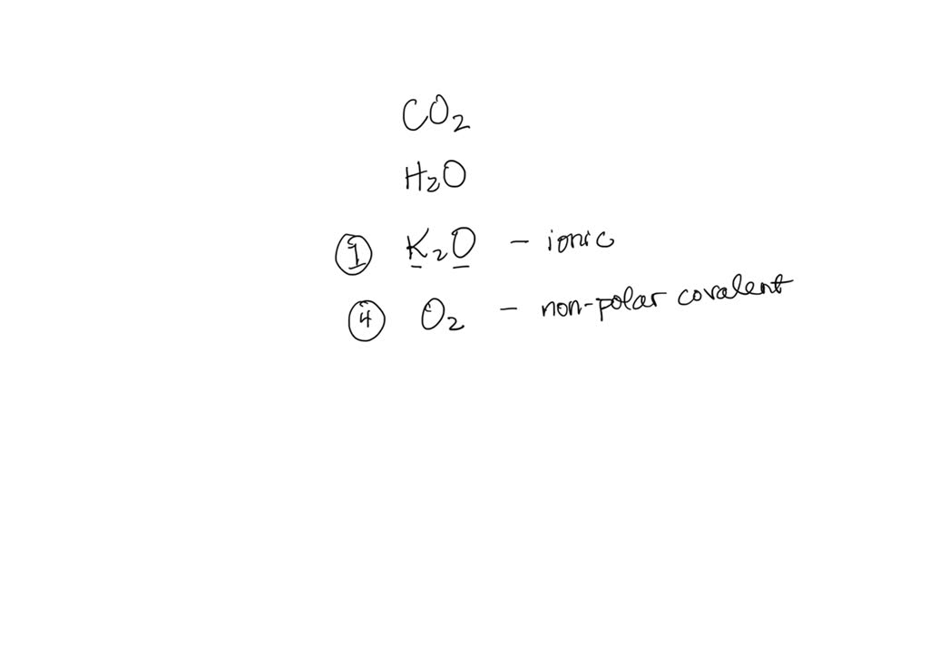 SOLVED Order the following compounds in order of decreasing ionic