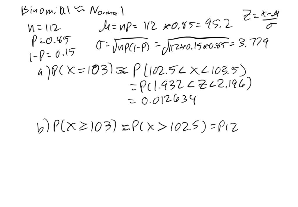 SOLVED: A Certain Flight Arrives On Time 85 Percent Of The Time ...