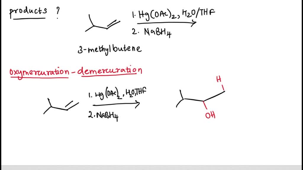 SOLVED: Draw The Product Of Vinylcyclohexane With Hg(OAc)2 And HzO ...