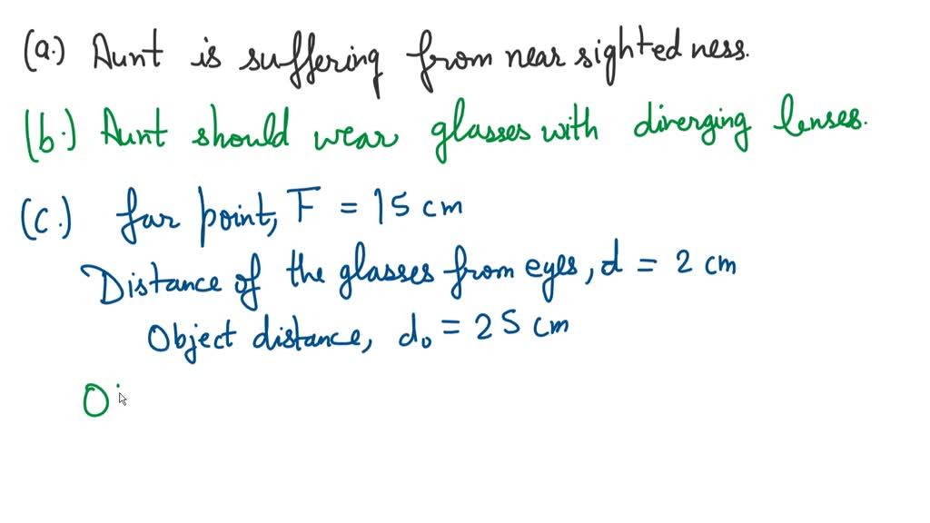 SOLVED Predict/Calculate Your favorite aunt can read a newspaper only