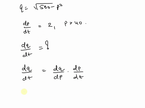 a-company-has-determined-the-demand-curve-for-their-product-is-where-p-is-the-price-in-dollars-and-q-is-the-quantity-in-millions-if-weather-conditions-are-driving-the-price-up-2-a-week-find-50108