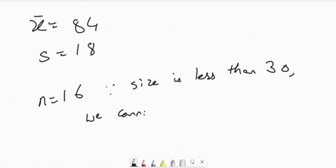 suppose-x-has-a-distribution-with-84-and-18-a-if-random-samples-of-size-n-16-are-selected-can-we-say-anything-about-the-x-distribution-of-sample-means-yes-the-x-distribution-is-normal-with-m-21807