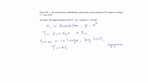 suppose-that-x1-xn-are-iid-from-a-distribution-with-mean-and-variance-2-n-is-large-and-t-sum-of-xi-show-that-the-approximation-to-pt-n-n-01587