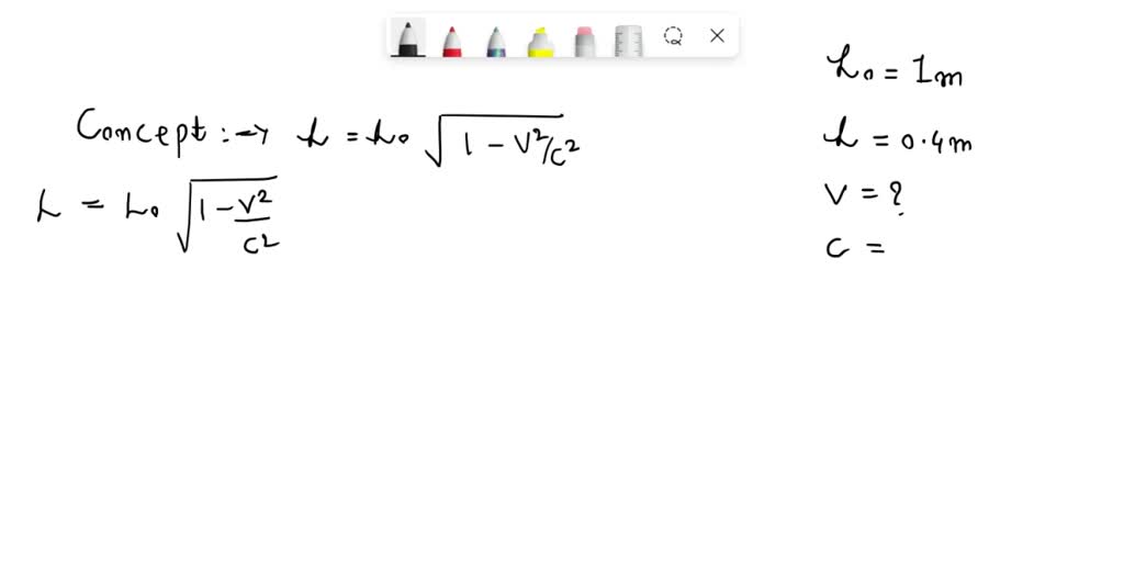 SOLVED: A meter stick is moving past you such that its motion relative ...