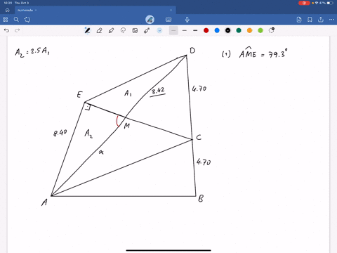 8-in-the-diagram-below-not-drawn-to-scale-a-b-d-e-is-a-quadrilateral-c-lies-on-b-d-such-that-b-cd-c470-mathrmcm-m-is-the-intersection-between-the-line-a-d-and-e-c-given-that-a-e840-mathrmcm-m-d342-mat