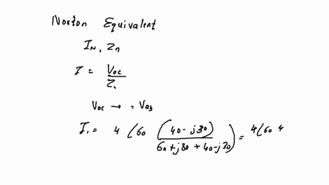 for-the-circuit-shown-in-the-figure-below-find-the-norton-equivalent-circuit-at-terminals-a-b-where-is-4-60-a-please-report-your-answer-so-the-magnitude-is-positive-and-all-angles-are-in-the-39253