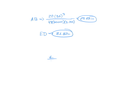 for-the-system-shown-in-the-figure-you-have-the-following-information-the-beams-are-of-the-same-material-with-a-young-module-e-10-kpsi-the-ed-beam-is-square-cross-section-with-15-inch-side-ab-beam-is