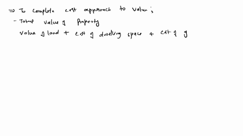 b-a-second-approach-using-the-cost-method-of-valuation-will-also-be-used-to-estimate-value-comparing-vacant-lot-sales-in-the-market-area-indicates-that-the-value-of-the-lot-the-subject-prope-82309