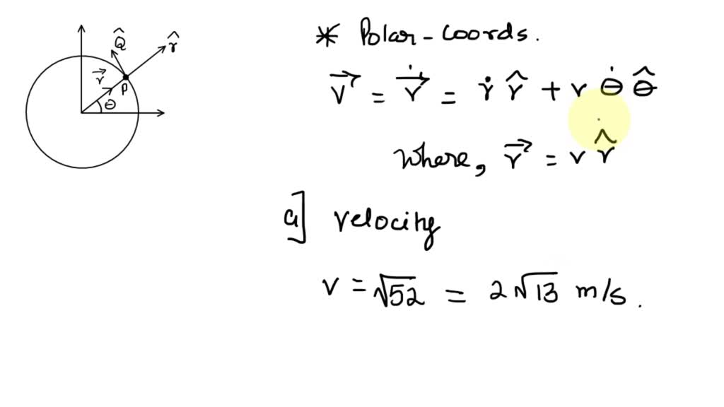 Solved Spiral motion. A particle moves with theta = omega