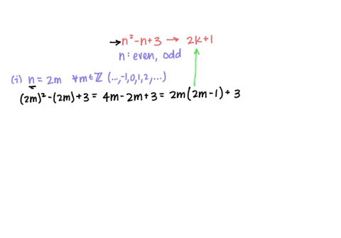 10-points-prove-for-all-integers-n-that-n2-n-3-is-odd-hint-do-not-use-induction-33325
