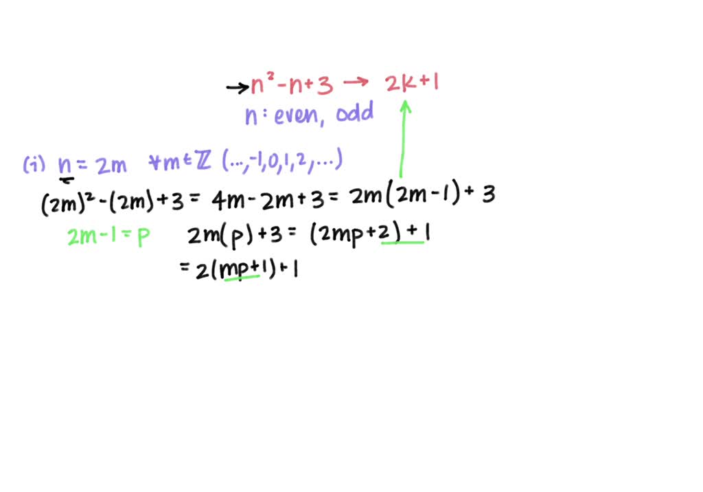 SOLVED: QUESTION : (10 marks) Using direct method prove that ifn is ...