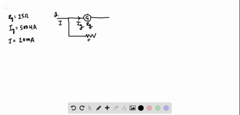 the-resistance-of-a-galvanometer-coil-is-300-02-and-the-current-required-for-fuil-scale-deflection-0500-ma-pan-a-show-in-diagram-how-to-convert-the-galvanometer-to-an-ammeter-reading-250-ma-62655