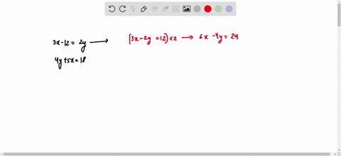 solve-the-following-system-of-equations-using-the-elimination-method-3x-12-2y-4y-5x-18