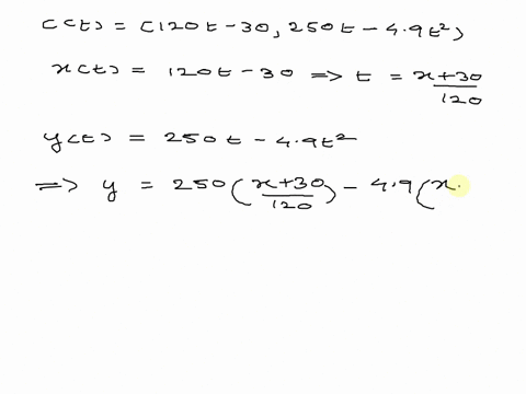a-bullet-follows-the-trajectory-ct-120t-30-250t-492-describe-this-trajectory-in-the-form-y-fx-use-symbolic-notation-and-fractions-where-needed-49x-14400-49x-775-240-712-incorrect-38018