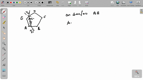 light-impinges-upon-a-regular-right-pentagonal-prism-as-illustrated_-the-light-is-incident-upon-the-surface-at-an-angle-of-35-relative-to-the-normal-to-the-surface_-determine-the-angle-be-me-98415