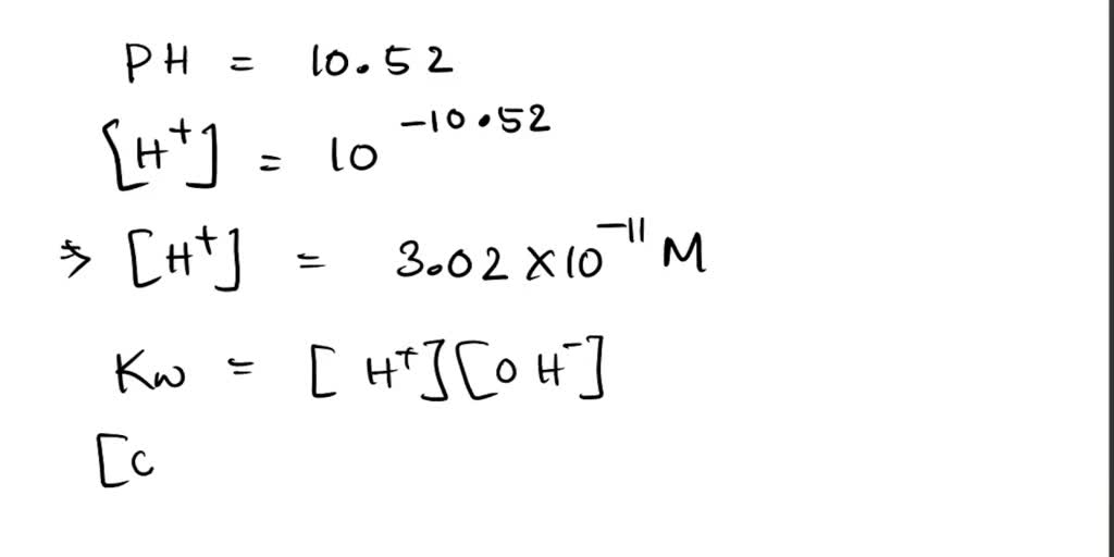 SOLVED: A saturated solution of milk of magnesia, Mg(OH)2, has a pH of ...