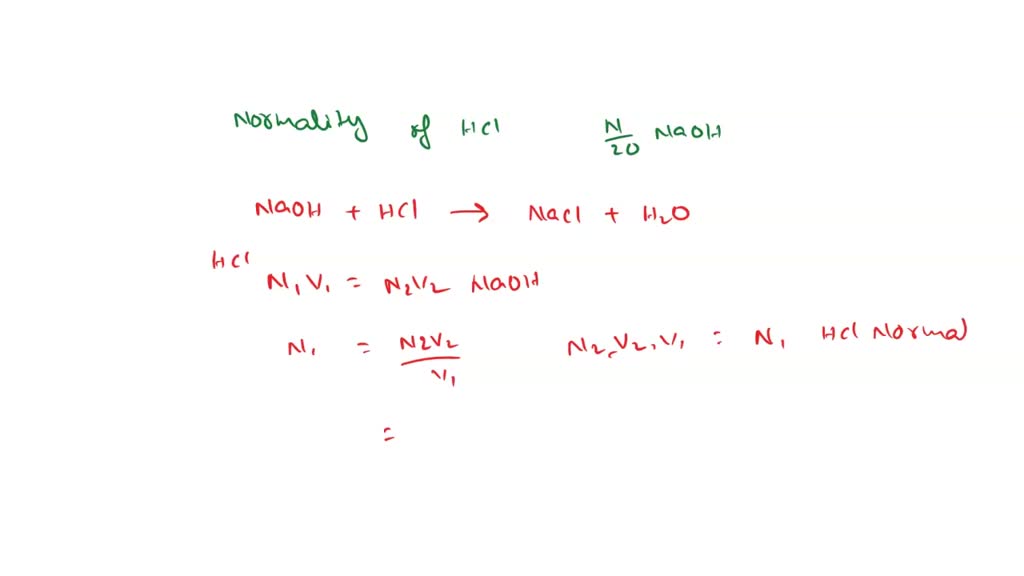 solved-determination-the-normality-of-a-sodium-hydroxide-solution