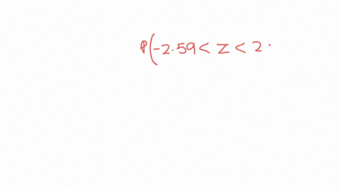 find-the-area-under-the-standard-normal-curve-to-the-left-of-z259-and-to-the-right-of-z237-round-your-answer-to-four-decimal-places-if-necessary