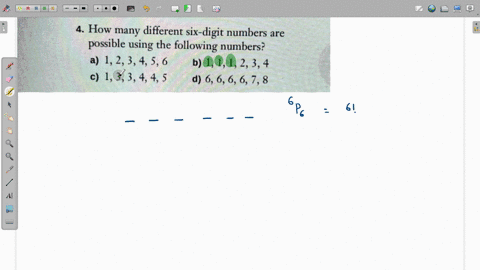 how-many-different-six-digit-numbers-are-possible-using-the-following-numbers-a-123456-b-111234-c-133445-d-666-6-78-79423