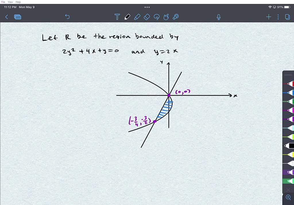 solved-find-the-area-bounded-by-the-given-curve-and-liney-x-2-4x