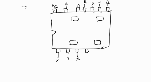 3-implementationthe-pinout-for-each-of-the-chips-is-provided-belowusing-straight-line-segments-and-being-as-legible-as-possibleshow-how-you-plan-to-wire-the-circuits-from-input-x-and-y-to-ou-86248