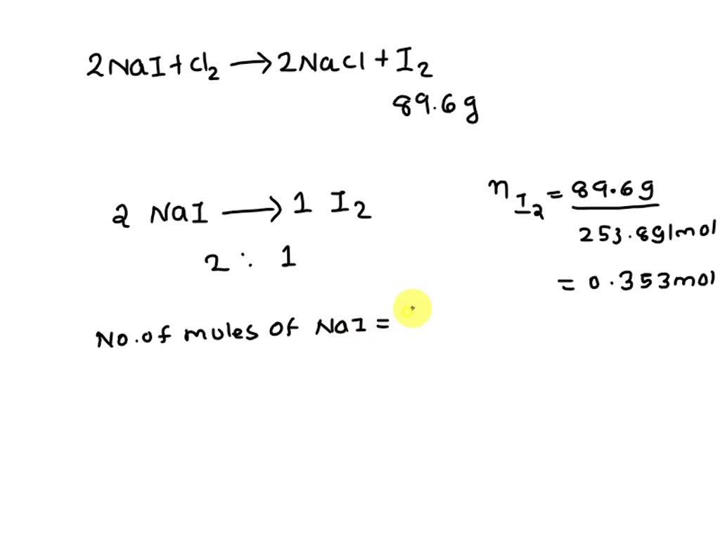 SOLVED Iodine is prepared both in the laboratory and commercially by