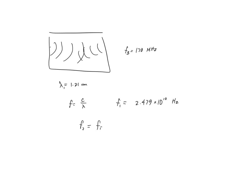 SOLVED Two microwave signals of nearly equal wavelengths can generate a beat frequency if both