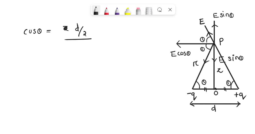 SOLVED: Find The Electric Field (magnitude And Direction) A Distance Z ...