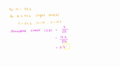 a-simple-random-sample-of-10-pages-from-a-dictionary-is-obtained-the-numbers-of-words-defined-on-those-pages-are-found-with-the-results-n10-x643-words-s166-words-given-that-this-dictionary-h-58556