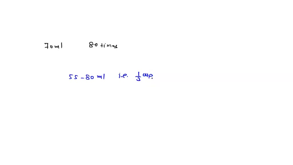 SOLVED Your heart pumps about 70 mL of blood per beat and beats an