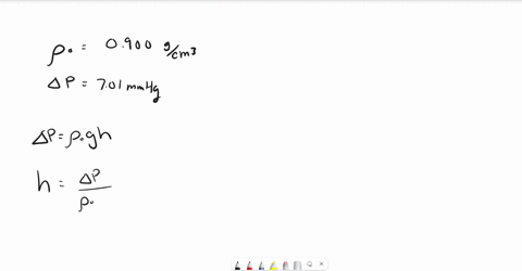[GET ANSWER] an open u shaped tube manometer has a 1 cm2 cross section ...