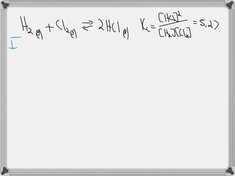 suppose-a-500-ml-flask-is-filled-with-050-mol-of-hz-and-10-mol-of-clz-the-following-reaction-becomes-possible-hz-g-cl2-g-2hcig-the-equilibrium-constant-k-for-this-reaction-is-527-at-the-temp-87888
