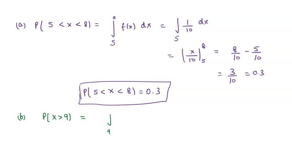 Solved Let X Have A Uniform Distribution On The Interval 0 To 10 Find Solved Let X Have A Uniform Distribution On The Interval 0 To 10 Find