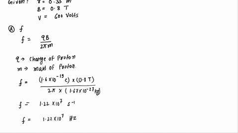 a-cyclotron-fig-2214-designed-to-accelerate-protons-has-an-outer-radius-of-0350-mathrmm-the-protons-60364