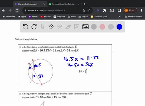 find-each-length-below-0-in-the-figure-below-two-chords-intersect-inside-the-circle-at-polnt-e-suppose-that-_-ek165em11aden-33-fird-j-k-jk-il-b-in-the-figure-below-tangent-and-secant-are-dra-36122