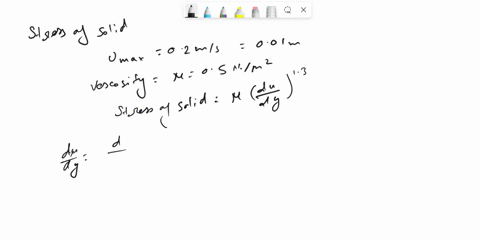 b-the-flow-of-fluid-satisfies-the-following-law-du-dy-13-the-velocity-distribution-equation-inside-the-fluid-film-is-given-by-u-umax-2-y-h-1-3-y-h-3-where-h-is-the-film-thickness-and-umax-is-92228