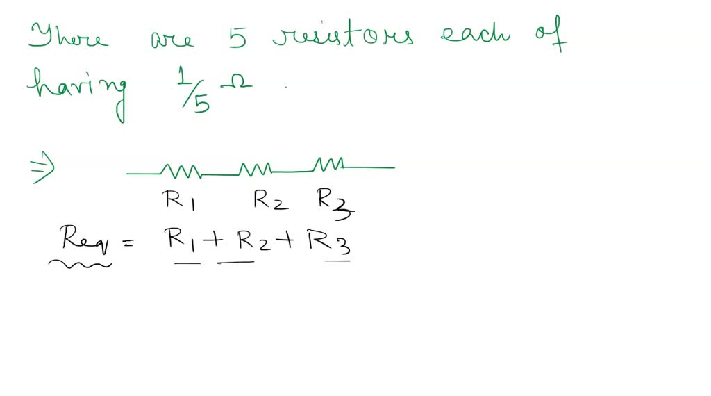 SOLVED What is the maximum resistance which can be made using five