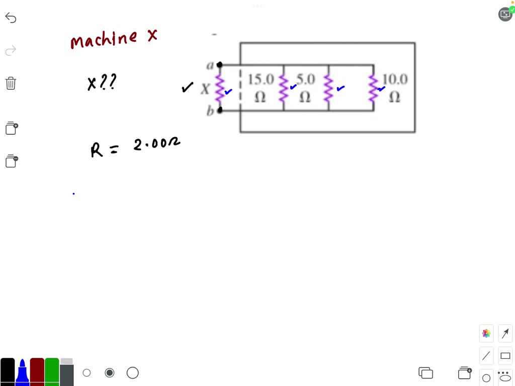 SOLVED machine part has resistor X protruding from an opening in the