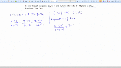 the-line-through-the-points-3-8-4-and-1-0-8-intersects-the-yz-plane-at-025_-select-one-true-false-10326