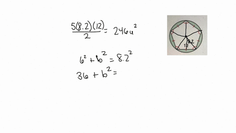 find-the-area-of-the-shaded-region-round-your-answer-to-the-nearest-hundredth-a-circle-with-a-regular-pentagon-with-side-length-12-inside-of-it-all-vertices-of-the-pentagon-are-on-the-circle-the-regio