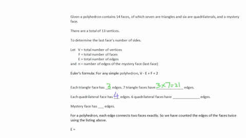 im-thinking-of-a-polyhedron-containing-14-faces-seven-are-triangles-and-six-are-quadrilaterals-the-polyhedron-has-13-vertices-including-those-around-the-mystery-face-how-many-sides-does-the-29117