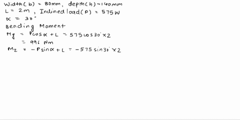 a-wood-cantilever-beam-with-a-rectangular-cross-section-and-length-l-supports-an-inclined-load-p-at-52447