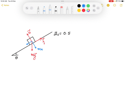 6_-a-block-sits-on-a-plane-with-which-it-has-a-coefficient-of-friction-of-05-what-is-the-maximum-angle-that-the-plane-can-make-with-the-horizontal-before-the-block-starts-to-slip-75317