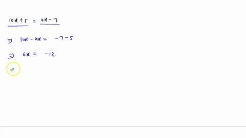 what-is-x-10x-5-4x-7