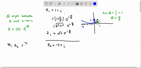 how-to-find-the-product-of-two-complex-numbers-given-z11i-and-z2-51-in-polar-form-writing-angles-in-radians-between-0-and-2pi