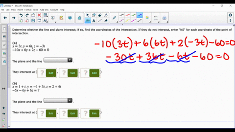 determine-whether-the-line-and-plane-intersect-if-so-find-the-coordinates-of-the-intersection_-if-they-do-not-intersect-enter-ns-for-each-coordinate-of-the-point-of-intersection-a-x-36y-6t2-54246