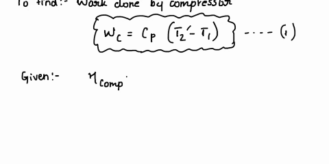 consider-an-air-standard-brayton-cycle-with-air-entering-the-compressor-at-01-mpa-and-15oc-and-leaving-at-a-pressure-of-10-mpa-the-maximum-temperature-is-1100oc-assume-a-compressor-efficienc-07133