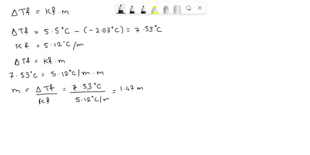 SOLVED: Molar mass (128 g/mol) must be dissolved in 500 g. What mass of ...