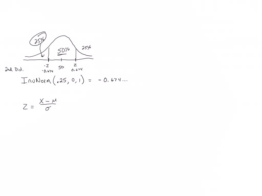 Solved: For A Normal Distribution With Mean 50 And Standard Deviation 6 