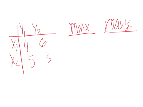 problem-3-consider-the-following-two-person-game-and-determine-the-saddle-point-if-it-exists-begintabularccc-hline-y1-y2-hline-x-1-4-6-hline-x-2-5-3-hline-endtabular